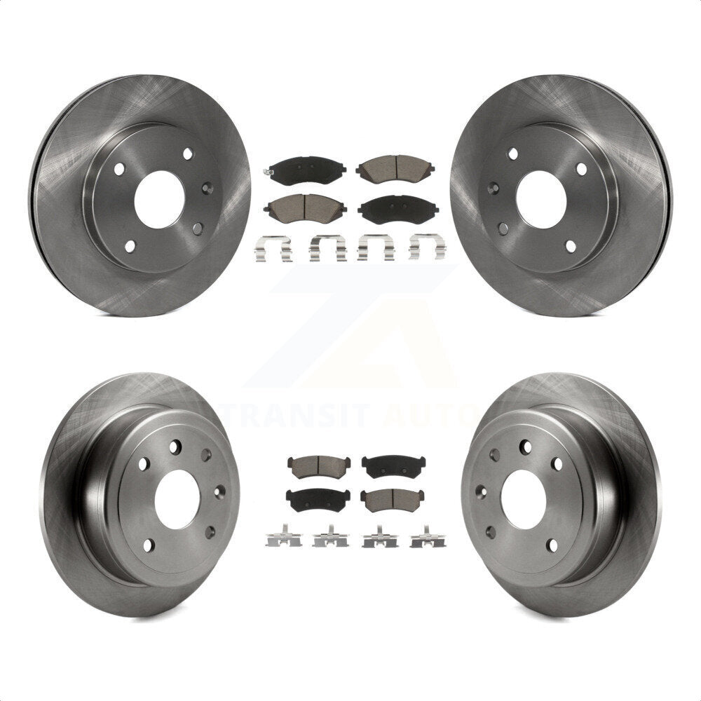 Front Rear Disc Brake Rotors And Ceramic Pads Kit For Suzuki Forenza Reno Chevrolet Optra K8C-101328 by Transit Auto