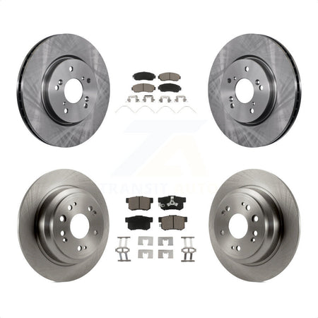 Front Rear Disc Brake Rotors And Ceramic Pads Kit For Honda Crosstour Accord K8C-101338 by Transit Auto