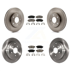 Front Rear Disc Brake Rotors And Ceramic Pads Kit For 2005-2010 Honda Odyssey K8C-101339