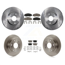 Front Rear Disc Brake Rotors And Ceramic Pads Kit For Honda Accord K8C-101372