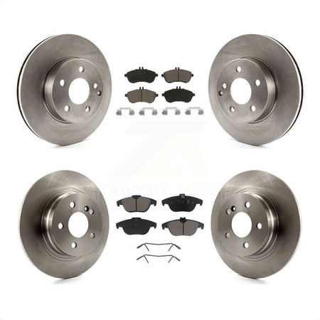 Front Rear Disc Brake Rotors And Ceramic Pads Kit For Mercedes-Benz C300 C250 C230 K8C-101375 by Transit Auto