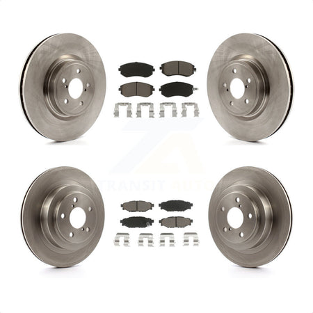 Front Rear Disc Brake Rotors And Ceramic Pads Kit For Subaru Legacy K8C-101403 by Transit Auto