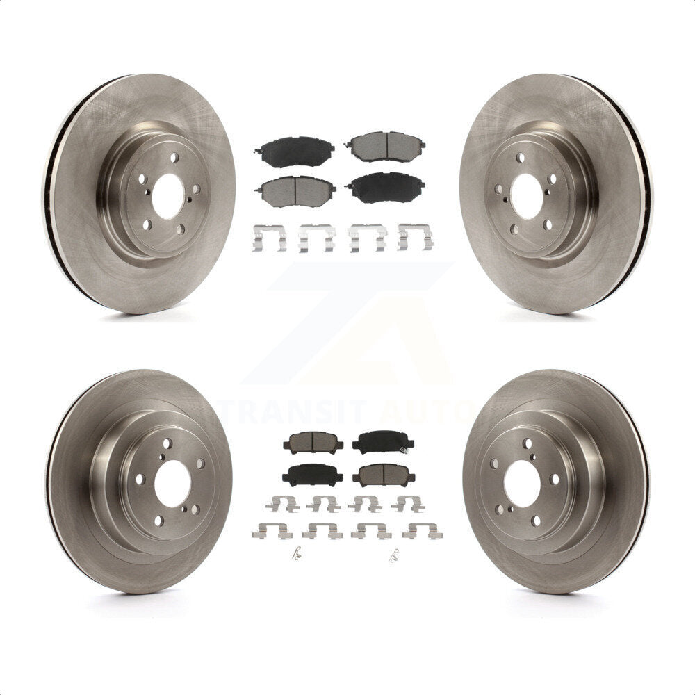 Front Rear Disc Brake Rotors And Ceramic Pads Kit For Subaru Legacy K8C-101404 by Transit Auto