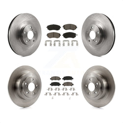 Front Rear Disc Brake Rotors And Ceramic Pads Kit For Subaru Outback Legacy Baja K8C-101406