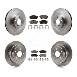 Front Rear Disc Brake Rotors And Ceramic Pads Kit For Subaru Forester Impreza Saab 9-2X K8C-101407