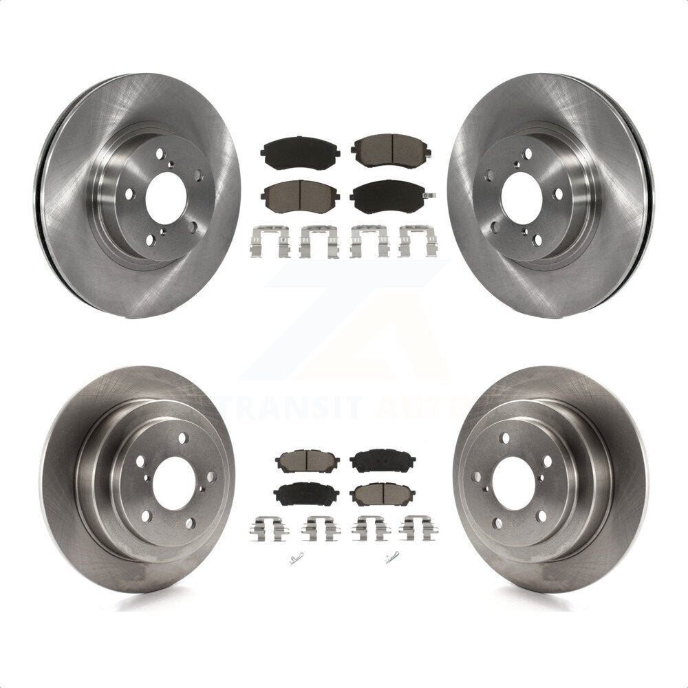 Front Rear Disc Brake Rotors And Ceramic Pads Kit For Subaru Impreza Saab 9-2X K8C-101408 by Transit Auto