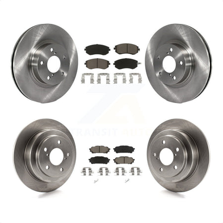 Front Rear Disc Brake Rotors And Ceramic Pads Kit For Subaru Impreza Saab 9-2X K8C-101408 by Transit Auto