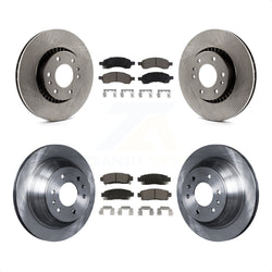 Front Rear Disc Brake Rotors And Ceramic Pads Kit For Chevrolet Trailblazer GMC Envoy EXT XL Buick Rainier Saab 9-7x Isuzu Ascender SSR K8C-101419