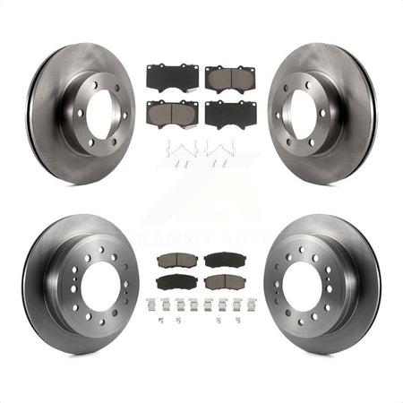 Front Rear Disc Brake Rotors And Ceramic Pads Kit For Toyota Sequoia K8C-101431 by Transit Auto