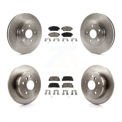 Front Rear Disc Brake Rotors And Ceramic Pads Kit For 2004-2006 Lexus ES330 K8C-101505