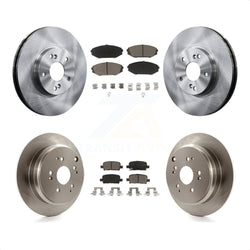 Front Rear Disc Brake Rotors And Ceramic Pads Kit For 2002-2004 Honda Odyssey K8C-101512