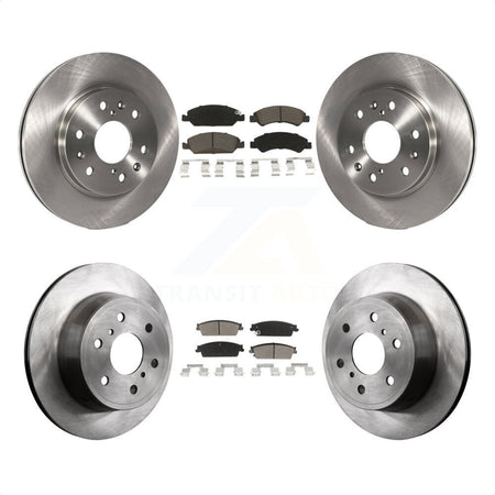 Front Rear Disc Brake Rotors And Ceramic Pads Kit For Chevrolet Silverado 1500 GMC Sierra Tahoe Suburban Yukon Cadillac XL Avalanche Escalade ESV EXT K8C-101610 by Transit Auto