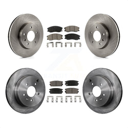 Front Rear Disc Brake Rotors And Ceramic Pads Kit For Chevrolet Equinox Saturn Vue Captiva Sport Pontiac Torrent Suzuki XL-7 K8C-101617