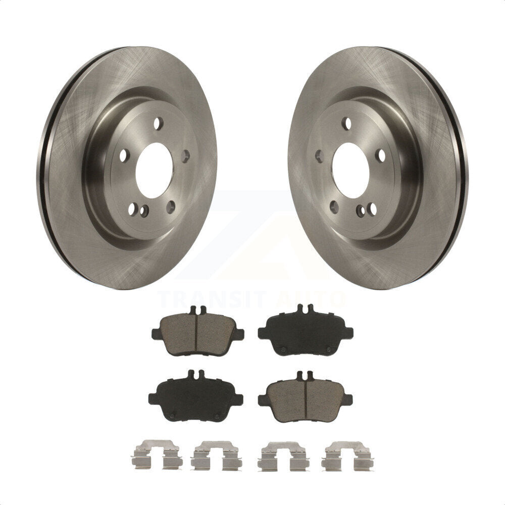 Rear Disc Brake Rotors And Ceramic Pads Kit For Mercedes-Benz GLA250 CLA250 INFINITI QX30 K8C-101644 by Transit Auto