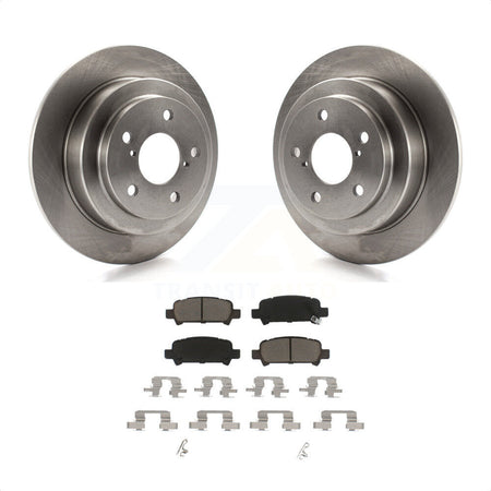 Rear Disc Brake Rotors And Ceramic Pads Kit For Subaru Forester Impreza K8C-101647 by Transit Auto