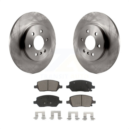 Rear Disc Brake Rotors And Ceramic Pads Kit For Chevrolet Uplander Buick Terraza Pontiac Montana Saturn Relay K8C-101655 by Transit Auto