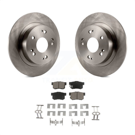 Rear Disc Brake Rotors And Ceramic Pads Kit For Honda Accord Acura ILX K8C-101657 by Transit Auto