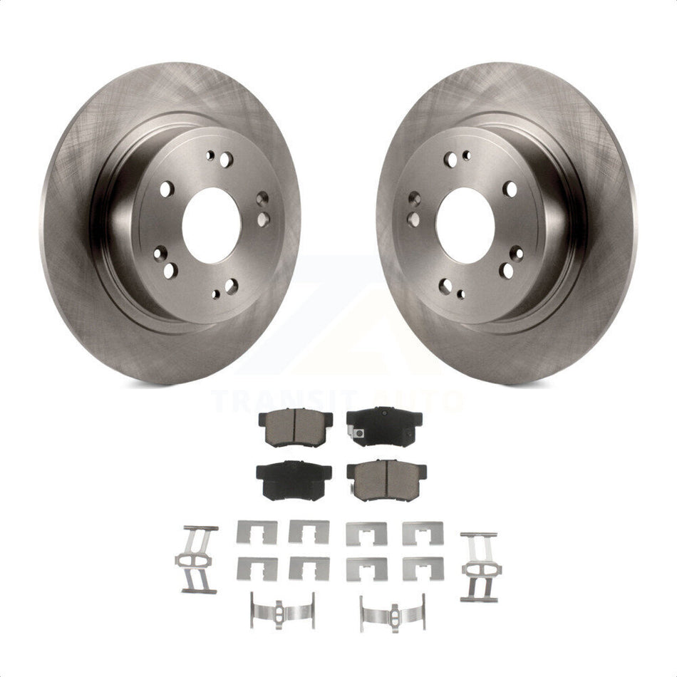 Rear Disc Brake Rotors And Ceramic Pads Kit For Honda Accord Acura ILX K8C-101657 by Transit Auto