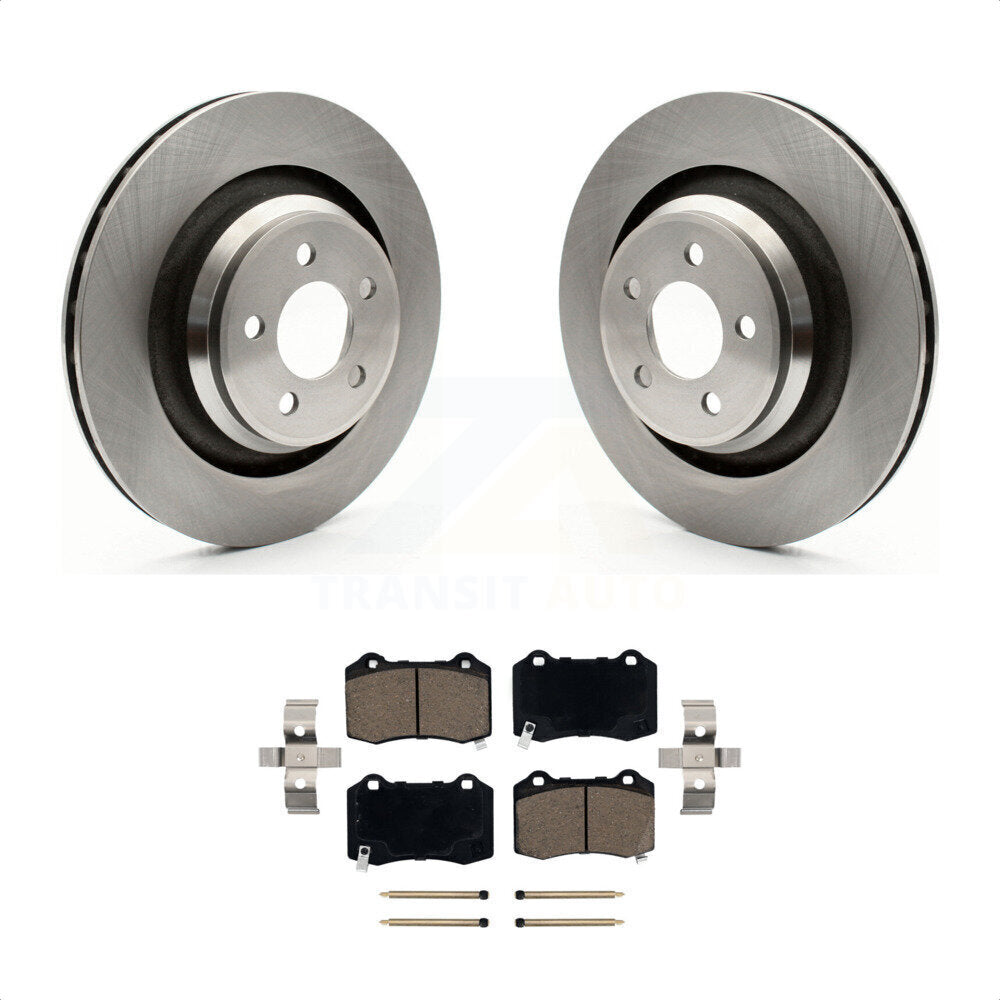 Rear Disc Brake Rotors And Ceramic Pads Kit For Dodge Charger Chrysler 300 Challenger Magnum K8C-101680 by Transit Auto