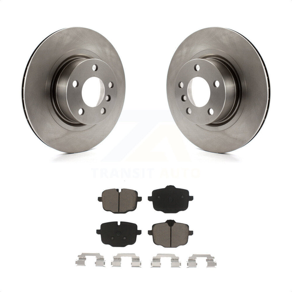 Rear Disc Brake Rotors And Ceramic Pads Kit For 2012 BMW X3 From 10 11 K8C-101689 by Transit Auto