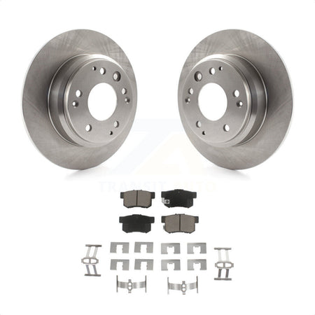 Rear Disc Brake Rotors And Ceramic Pads Kit For Acura Honda Odyssey Legend RL Isuzu Oasis K8C-101699 by Transit Auto