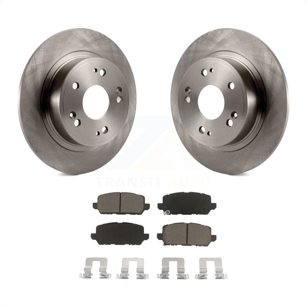 Rear Disc Brake Rotors And Ceramic Pads Kit For 2016-2022 Honda HR-V K8C-101710 by Transit Auto