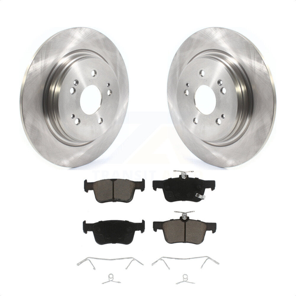 Rear Disc Brake Rotors And Ceramic Pads Kit For 2019-2022 Acura RDX K8C-101737 by Transit Auto