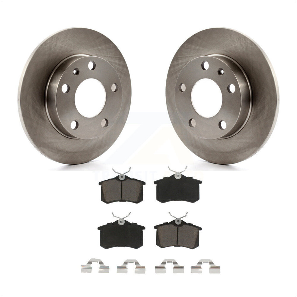 Rear Disc Brake Rotors And Ceramic Pads Kit For Audi A4 S4 K8C-101751 by Transit Auto