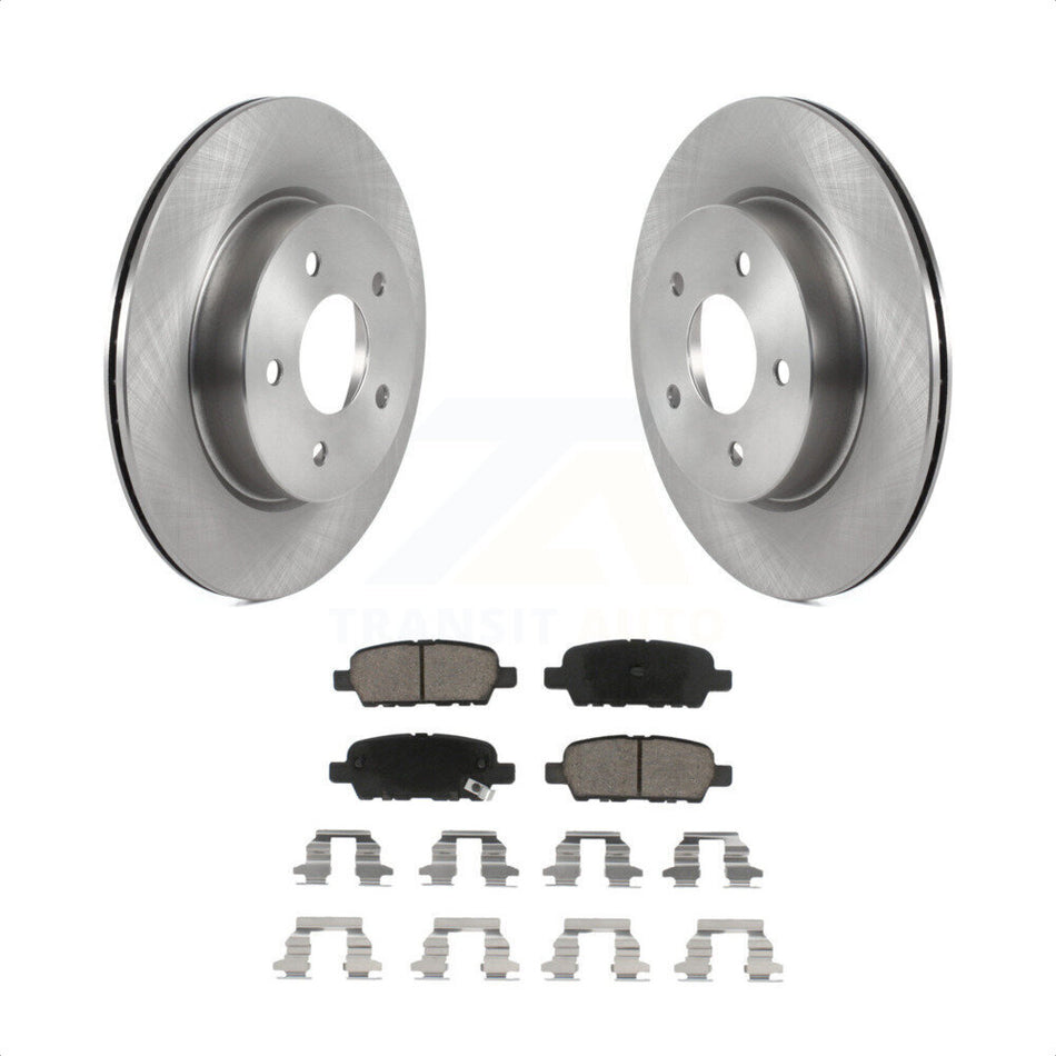 Rear Disc Brake Rotors And Ceramic Pads Kit For Nissan Rogue Sport LEAF Qashqai K8C-101772 by Transit Auto