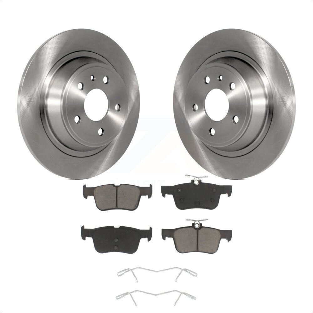 Rear Disc Brake Rotors And Ceramic Pads Kit For Ford Fusion Lincoln MKZ K8C-101789 by Transit Auto