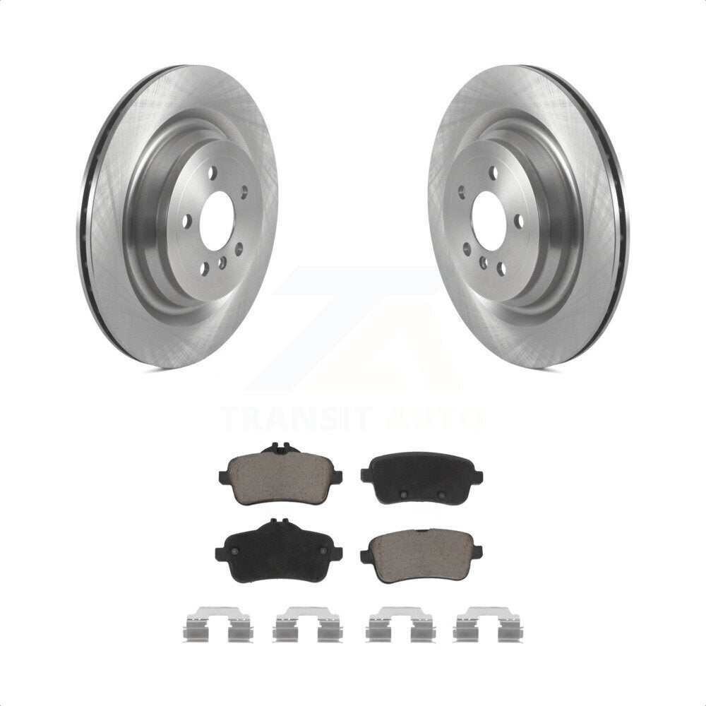 Rear Disc Brake Rotors And Ceramic Pads Kit For Mercedes-Benz GLS450 GL450 GLS550 GL350 GL550 ML400 ML250 ML63 AMG GLS350d K8C-101792 by Transit Auto