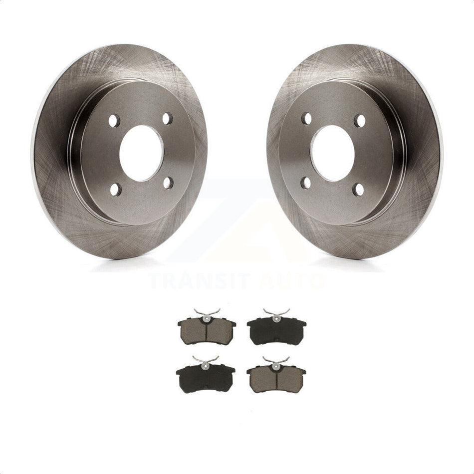 Rear Disc Brake Rotors And Ceramic Pads Kit For Ford Focus Fiesta K8C-101811 by Transit Auto