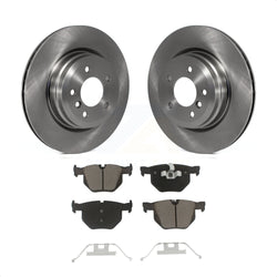 Rear Disc Brake Rotors And Ceramic Pads Kit For BMW 335i X1 xDrive 330i 335xi 335d 330xi 335is K8C-101829