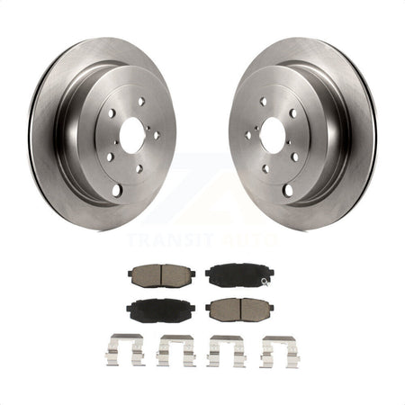 Rear Disc Brake Rotors And Ceramic Pads Kit For Subaru Tribeca B9 K8C-101846 by Transit Auto