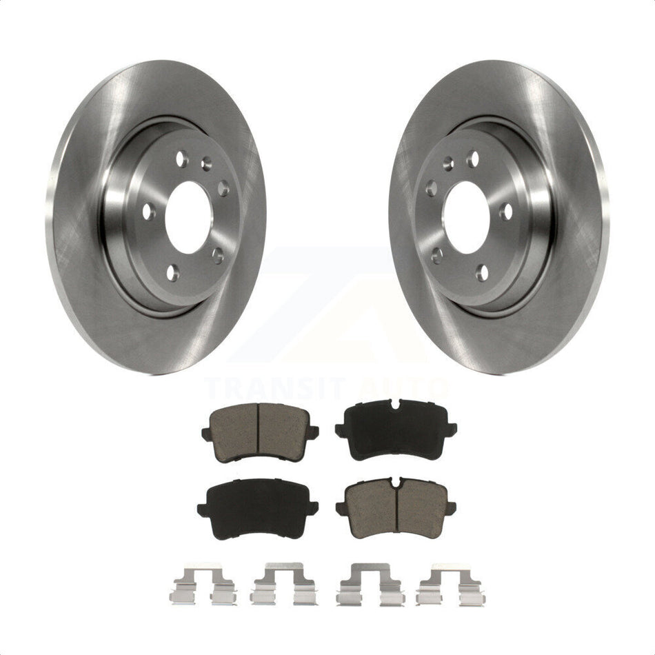 Rear Disc Brake Rotors And Ceramic Pads Kit For Audi A7 Quattro A6 K8C-101854 by Transit Auto