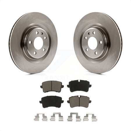 Rear Disc Brake Rotors And Ceramic Pads Kit For Audi A6 Quattro A7 Porsche Macan A8 K8C-101855 by Transit Auto