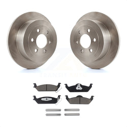 Rear Disc Brake Rotors And Ceramic Pads Kit For 2003-2004 Dodge Dakota K8C-101865