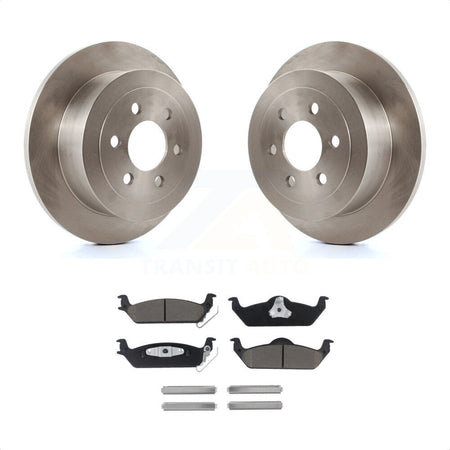 Rear Disc Brake Rotors And Ceramic Pads Kit For 2003-2004 Dodge Dakota K8C-101865 by Transit Auto