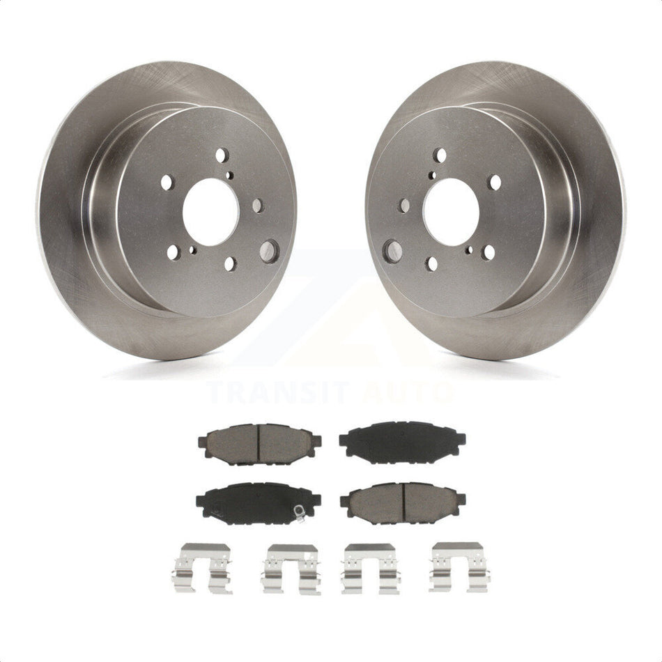 Rear Disc Brake Rotors And Ceramic Pads Kit For Subaru Forester Impreza Crosstrek XV K8C-101882 by Transit Auto