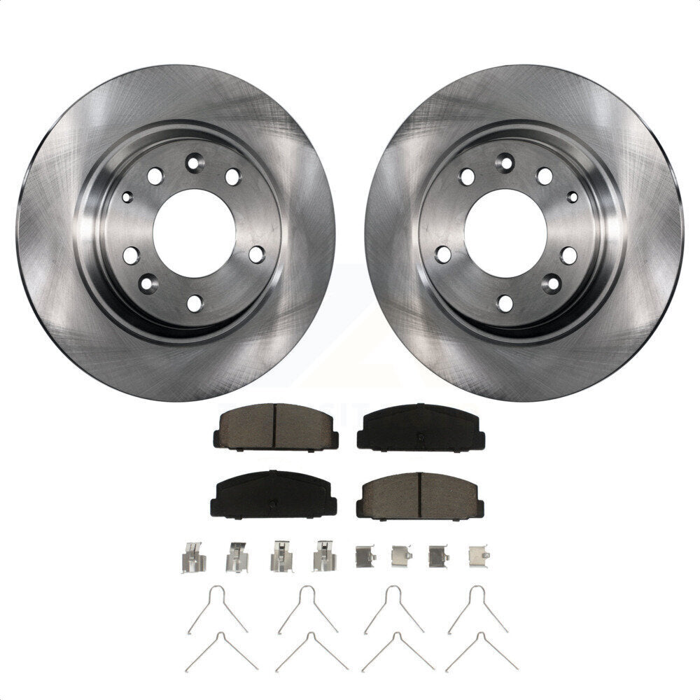 Rear Disc Brake Rotors And Ceramic Pads Kit For Mazda 6 Protege K8C-101897 by Transit Auto