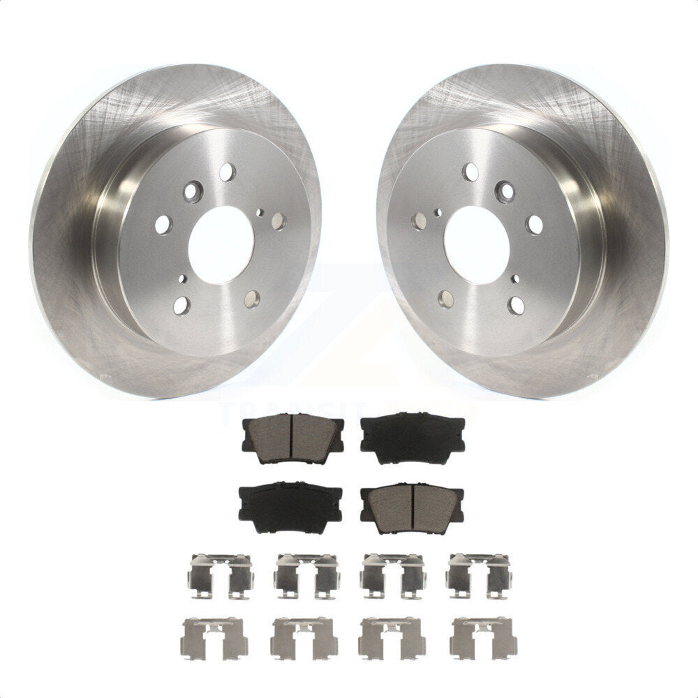 Rear Disc Brake Rotors And Ceramic Pads Kit For Toyota Camry K8C-101906 by Transit Auto