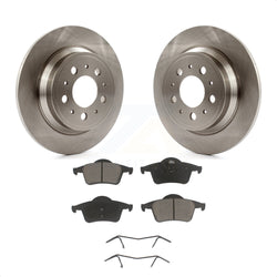 Rear Disc Brake Rotors And Ceramic Pads Kit For Volvo S60 V70 XC70 S80 K8C-101910