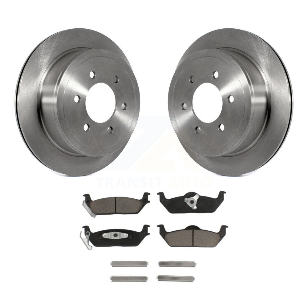 Rear Disc Brake Rotors And Ceramic Pads Kit For Ford F-150 Lincoln Mark LT K8C-101924 by Transit Auto