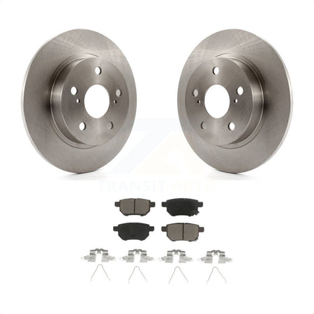 Rear Disc Brake Rotors And Ceramic Pads Kit For 2011-2016 Scion tC K8C-101932 by Transit Auto