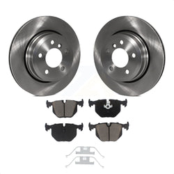 Rear Disc Brake Rotors And Ceramic Pads Kit For 2004-2010 BMW X3 K8C-101938