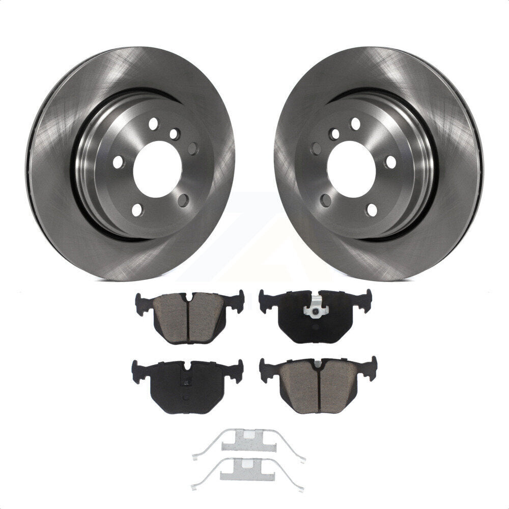 Rear Disc Brake Rotors And Ceramic Pads Kit For 2004-2010 BMW X3 K8C-101938 by Transit Auto