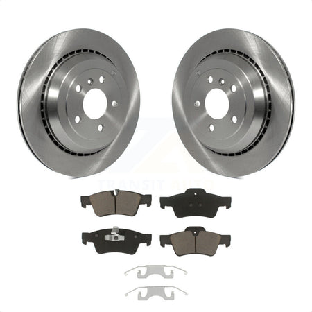 Rear Disc Brake Rotors And Ceramic Pads Kit For Mercedes-Benz ML350 GL450 R350 GL550 GL350 ML500 ML550 GL320 R500 R320 K8C-101939 by Transit Auto