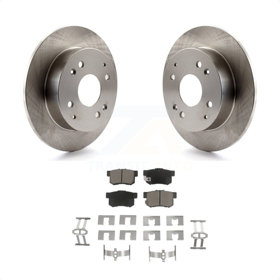 Rear Disc Brake Rotors And Ceramic Pads Kit For Honda Accord Acura CL K8C-101953 by Transit Auto