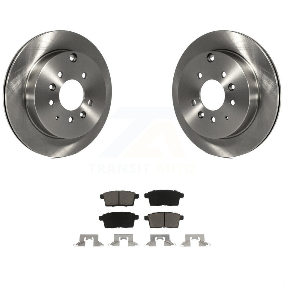 Rear Disc Brake Rotors And Ceramic Pads Kit For Ford Edge Mazda CX-7 Lincoln MKX K8C-101956 by Transit Auto