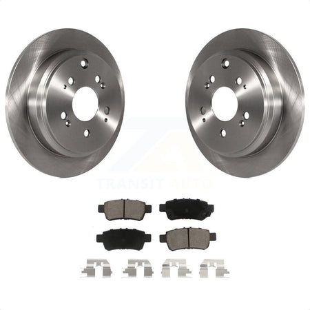 Rear Disc Brake Rotors And Ceramic Pads Kit For 2005-2010 Honda Odyssey K8C-101963 by Transit Auto